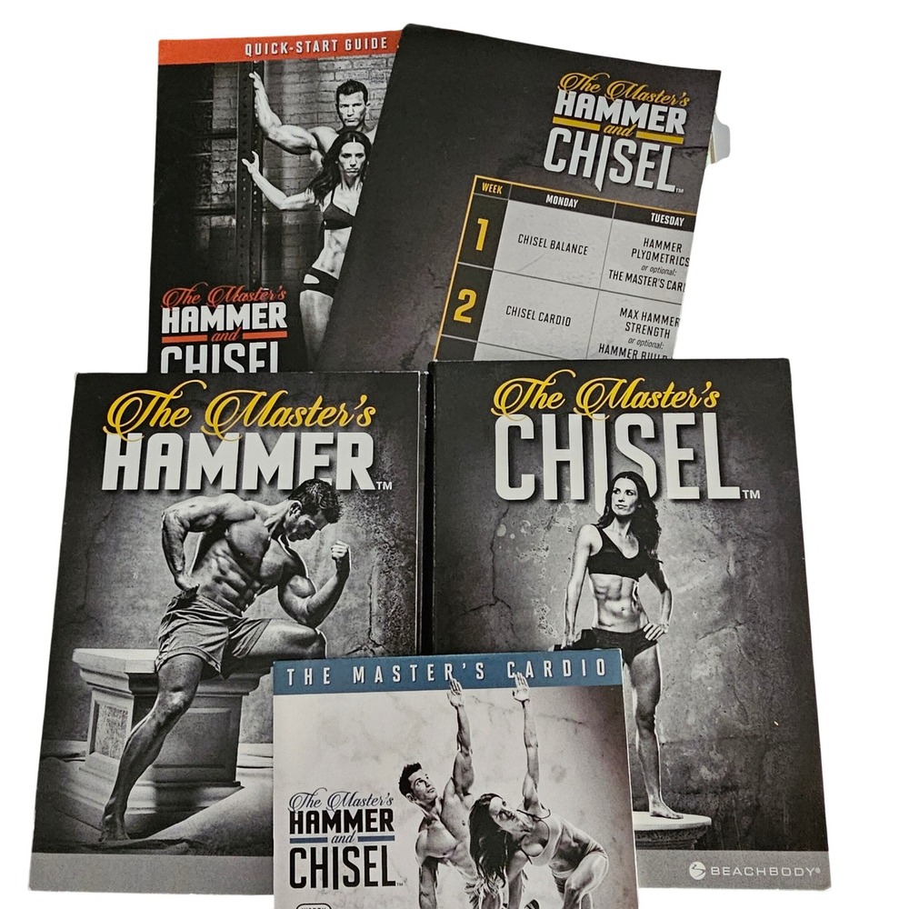 Beachbody The Master's Hammer and Chisel Workout DVD Set Sagi Autumn Fitness